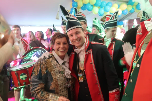 Receptie Markies Luuk 1 met Adjudanten Ties & Boet