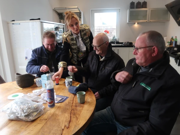 Aanbieden hofauto en receptie Stadsprins