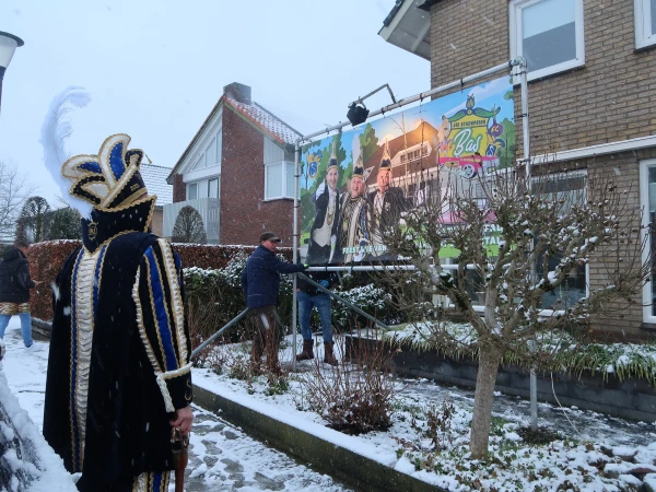 Aanbieden hofauto en receptie Stadsprins