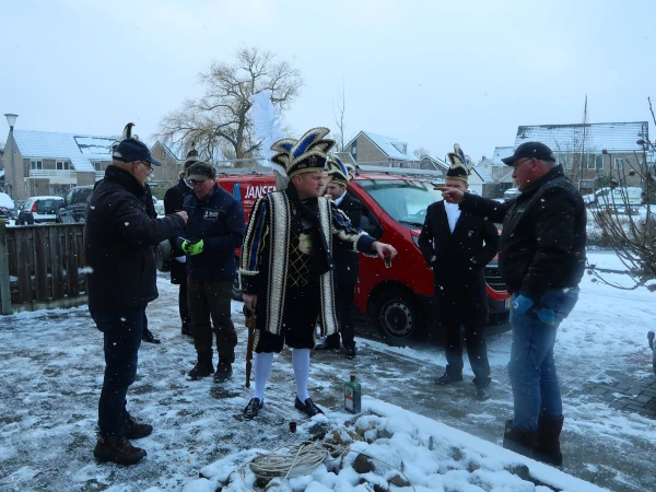 Aanbieden hofauto en receptie Stadsprins