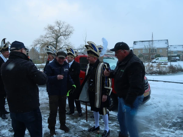 Aanbieden hofauto en receptie Stadsprins